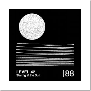 Level 42 / Minimalist Graphic Artwork Design Posters and Art